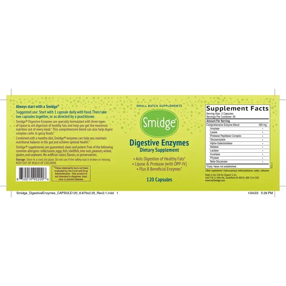 Product image for Smidge® Digestive Enzymes.