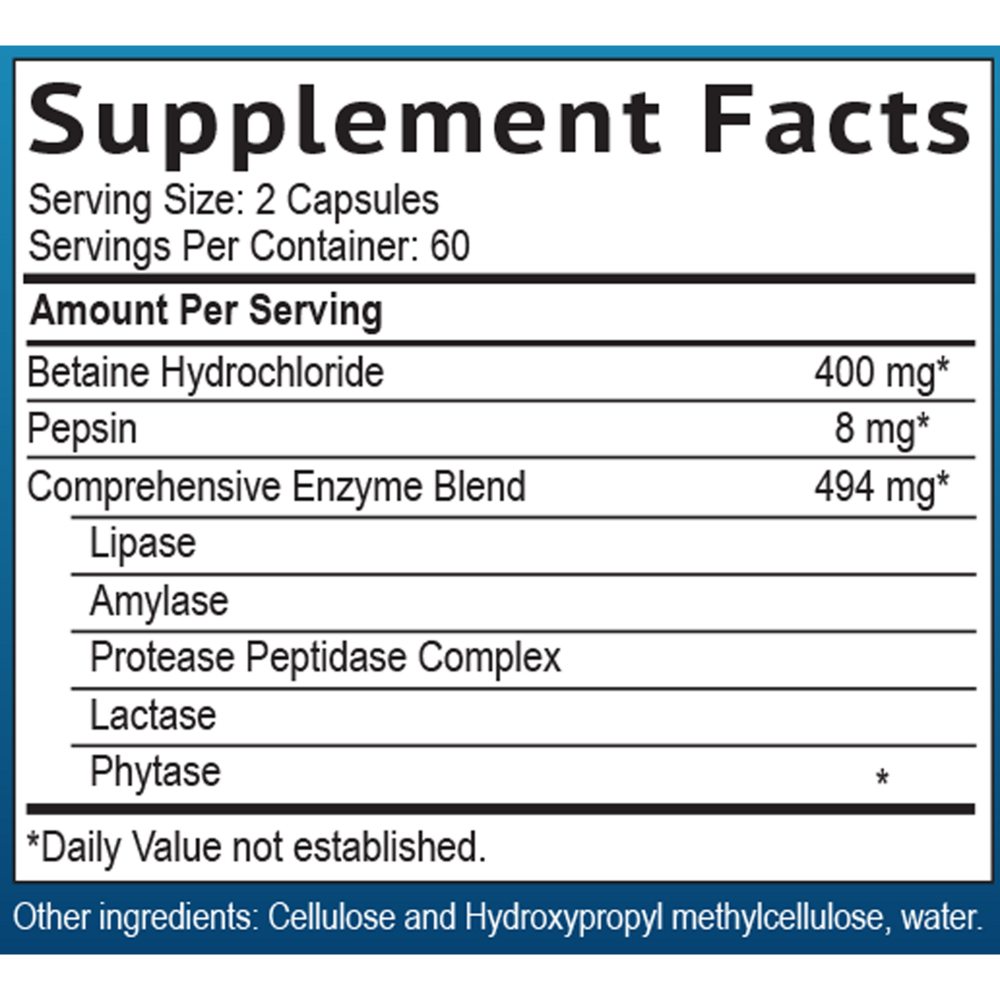 Product image for Smidge® HCl + Enzymes.