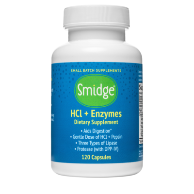 Smidge® HCl + Enzymes 120 capsules