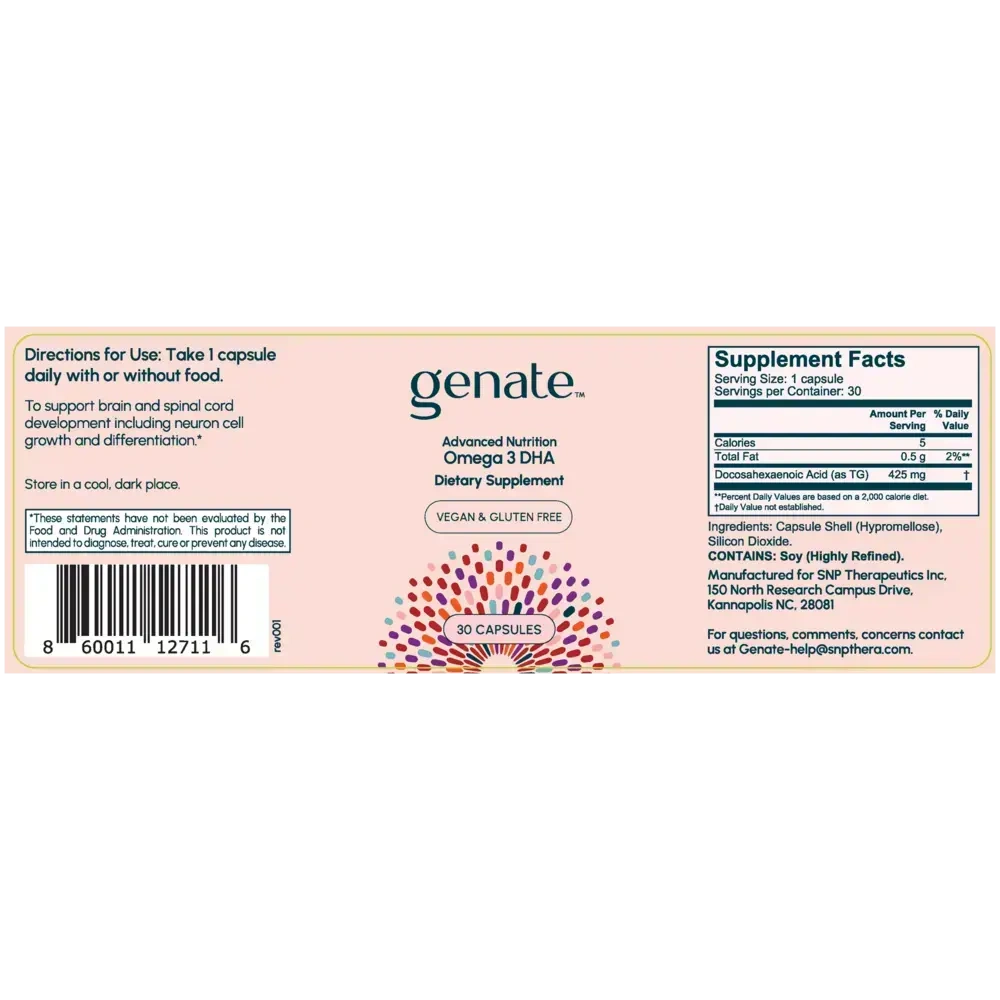 Product image for Advanced Nutrition Omega 3 DHA.