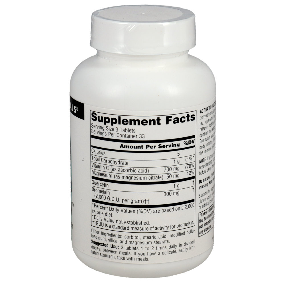 Product image for Activated Quercetin Tablets.