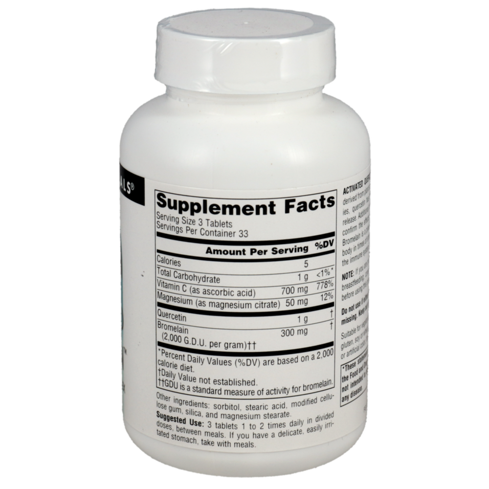 Product image for Activated Quercetin Tablets.