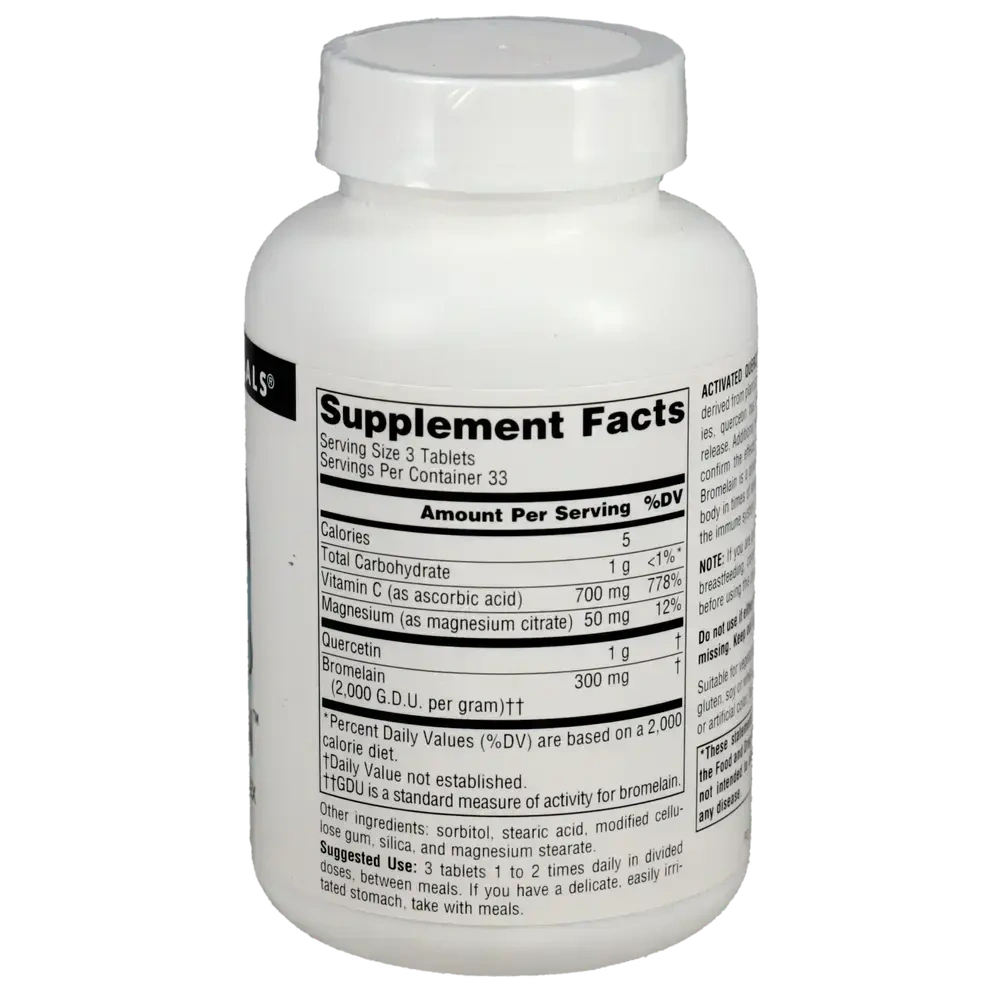 Product image for Activated Quercetin Tablets.
