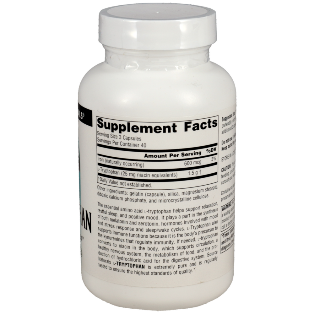 Product image for L-Tryptophan 500mg.