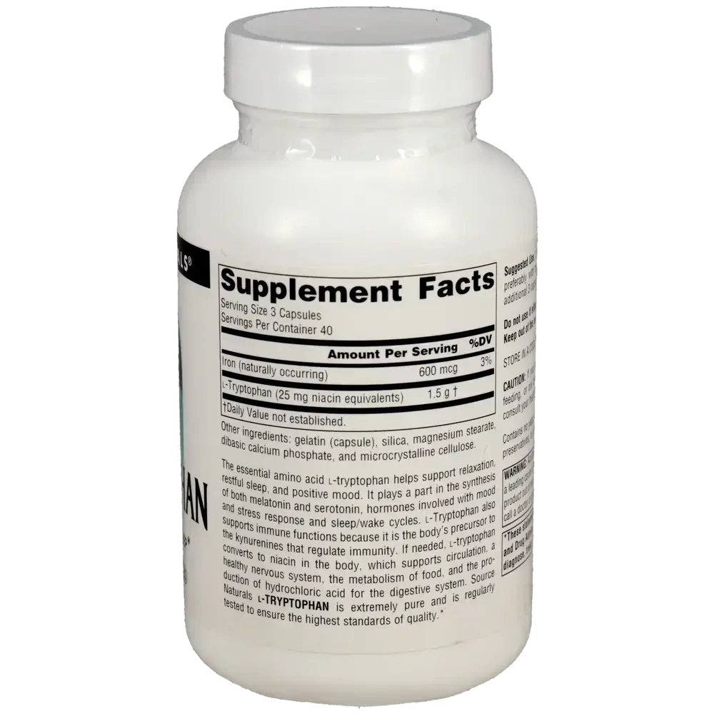 Product image for L-Tryptophan 500mg.