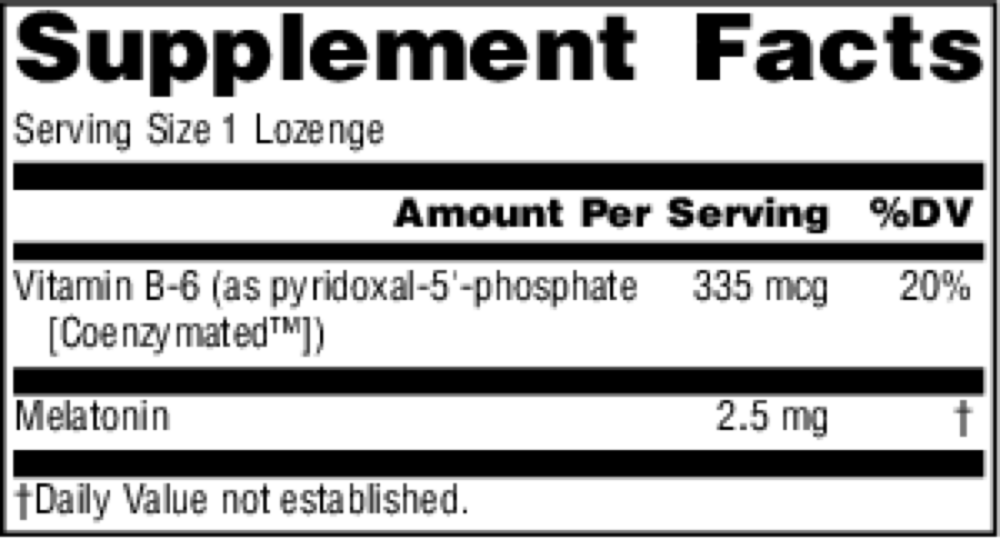 Product image for Melatonin 2.5mg - Orange.