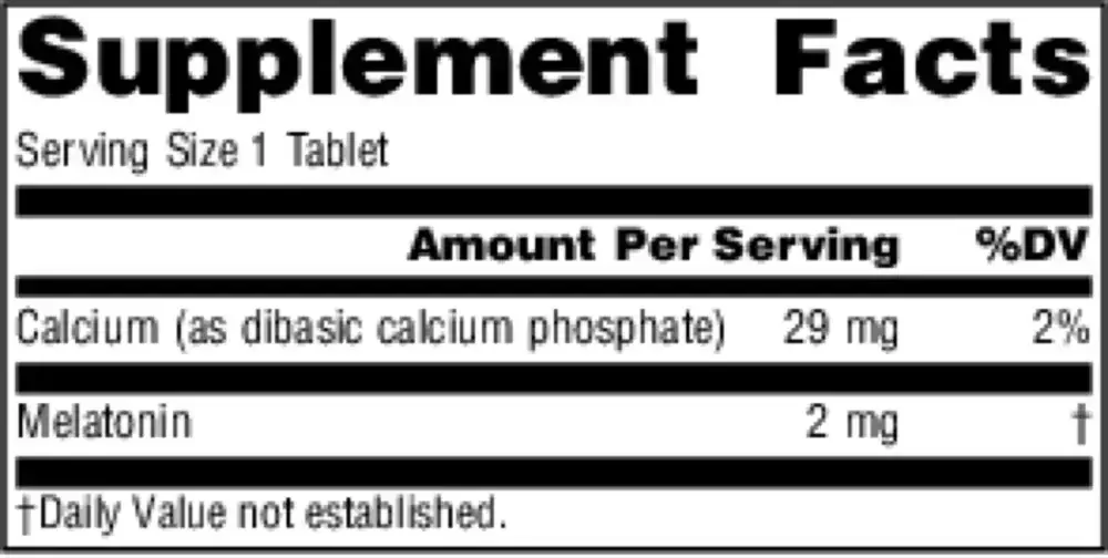 Product image for Melatonin 2mg Timed-Release.