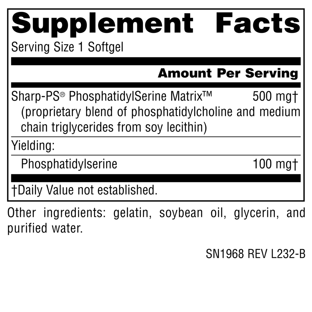 Product image for Phosphatidyl Serine Matrix™.