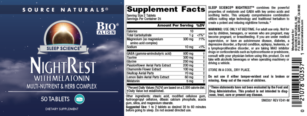 Product image for Sleep Science™ NightRest™.