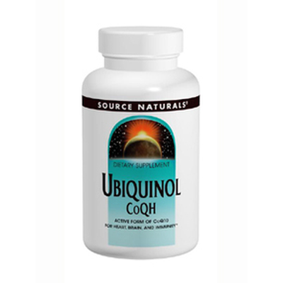 Ubiquinol CoQH 50mg (60 Softgels) by Source Naturals