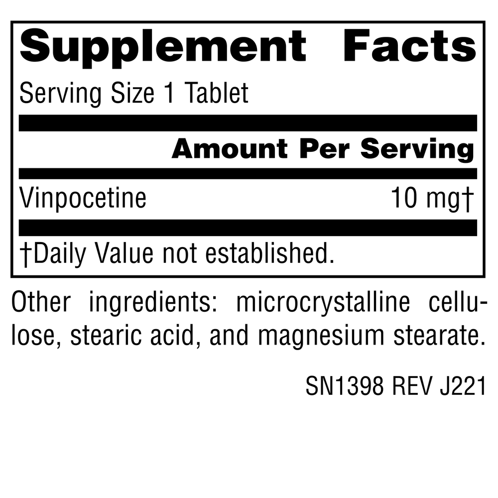 Product image for Vinpocetine 10mg.