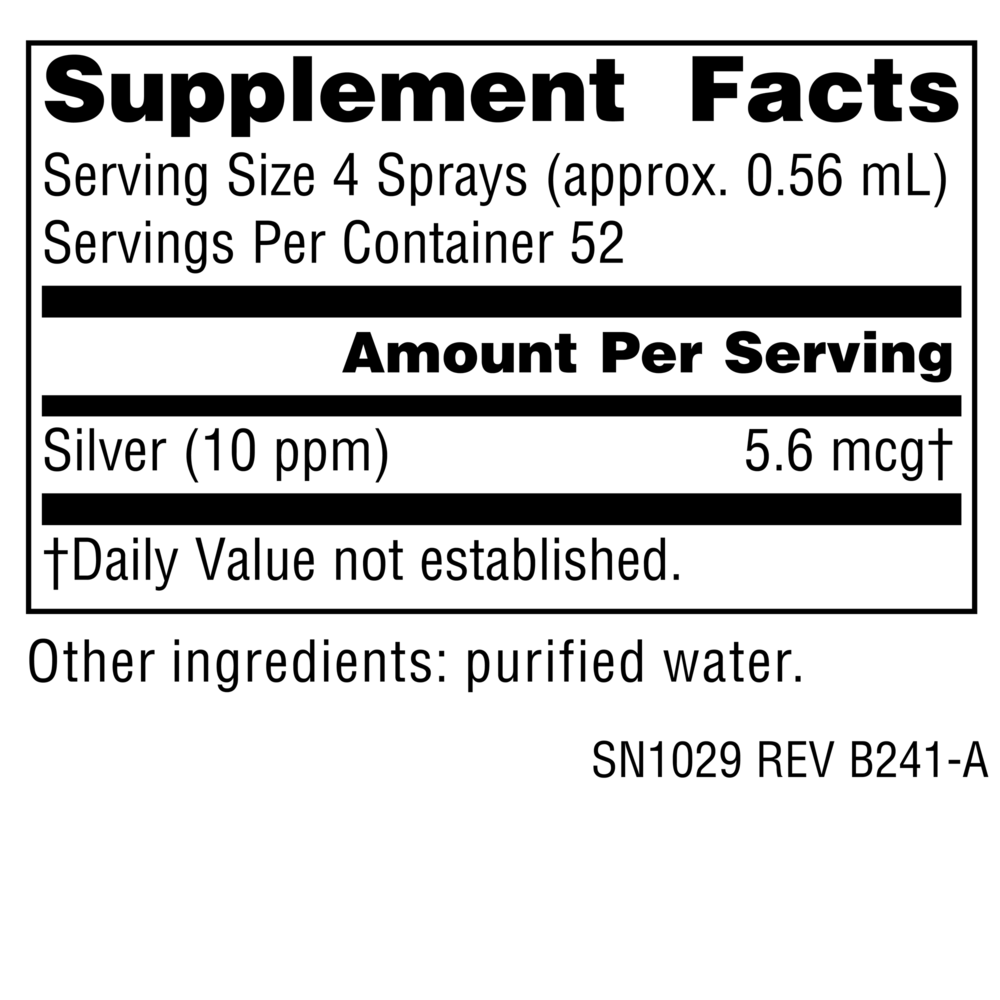 Product image for Wellness Colloidal Silver™ Nasal Spray.