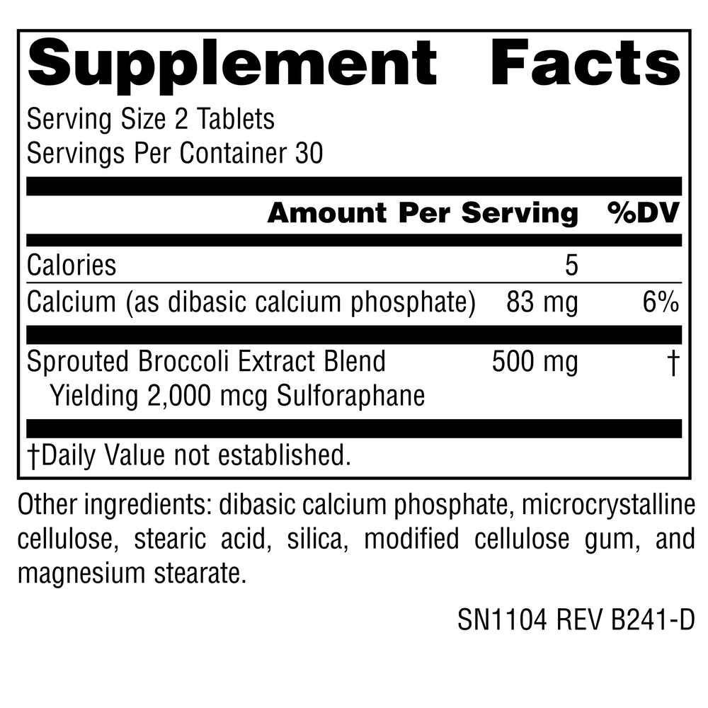 Product image for Broccoli Sprouts Extract.
