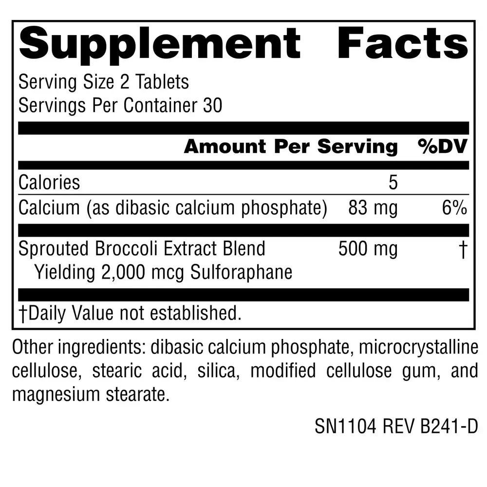 Product image for Broccoli Sprouts Extract.