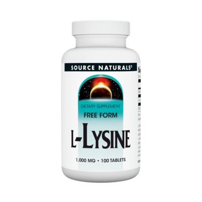 L-Lysine 1,000mg 100 tablets