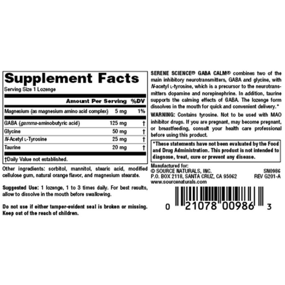 Product image for Serene Science® GABA Calm® Orange.