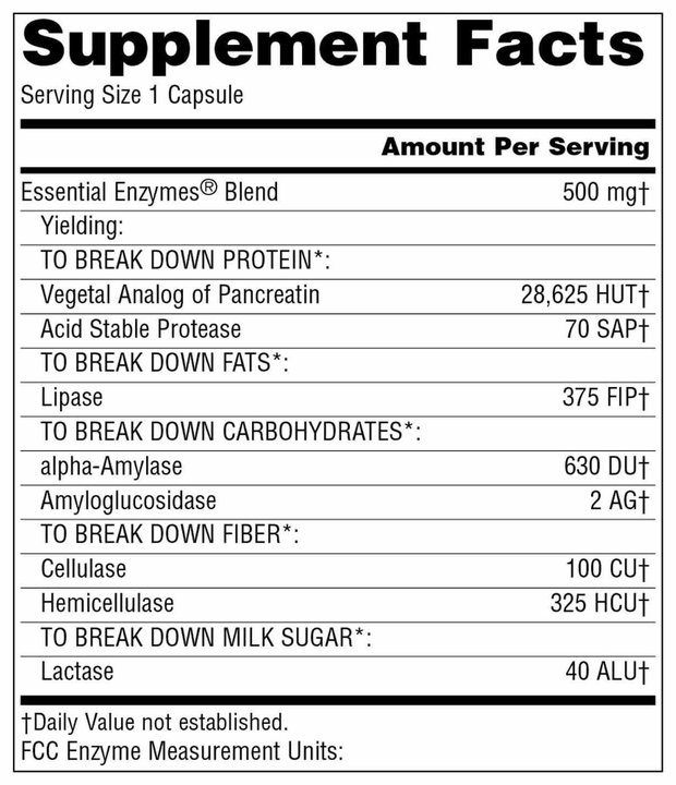 Product image for Essential Enzymes™, Daily.