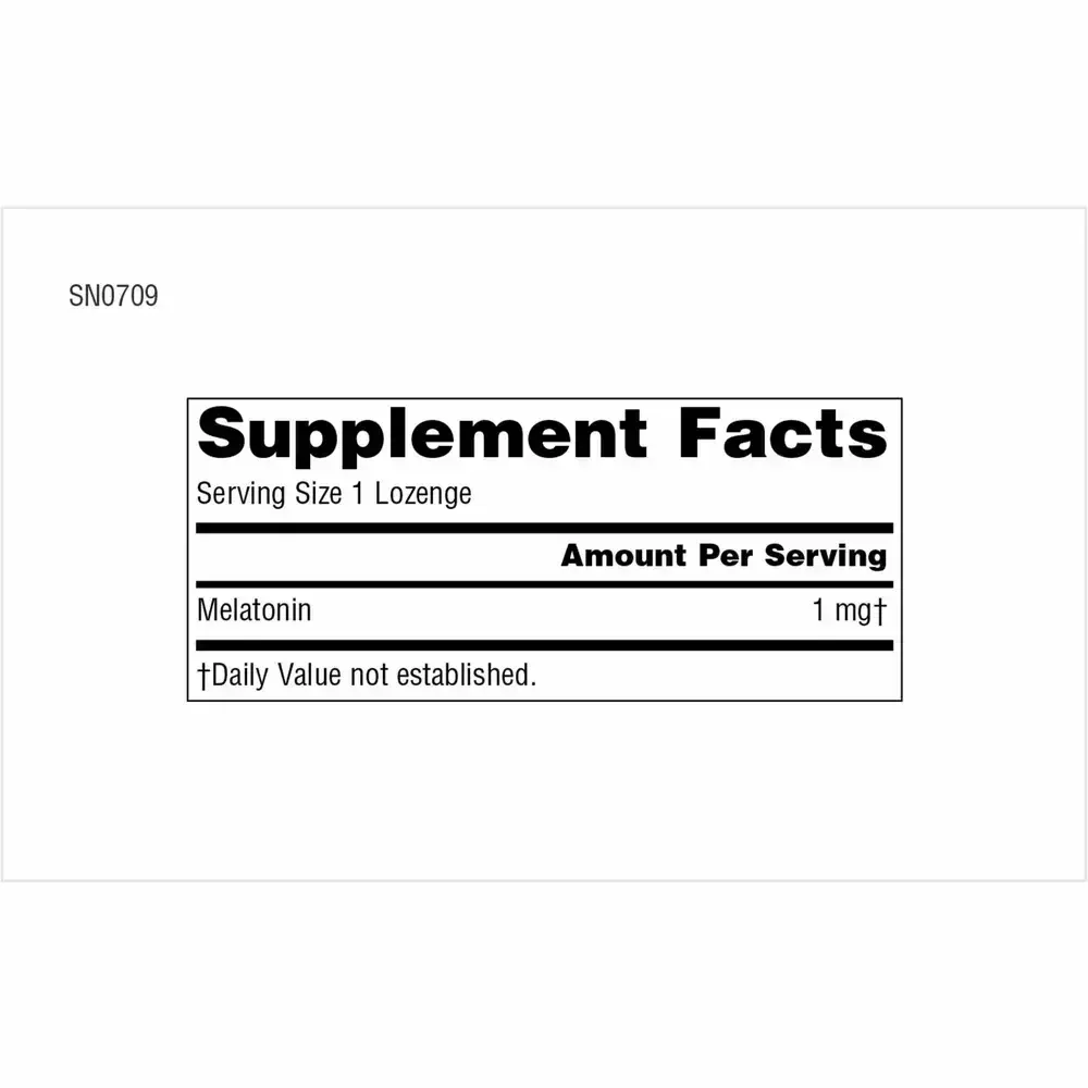 Product image for Melatonin 1mg - Peppermint.