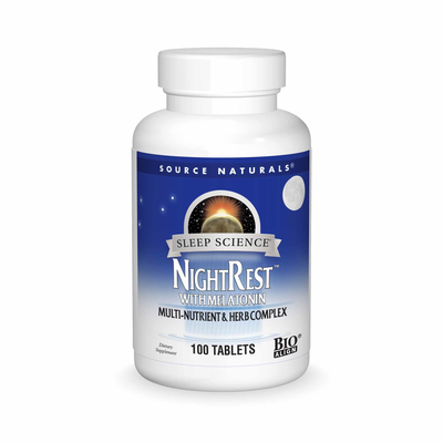 Night Rest w/ Melatonin 100 tablets