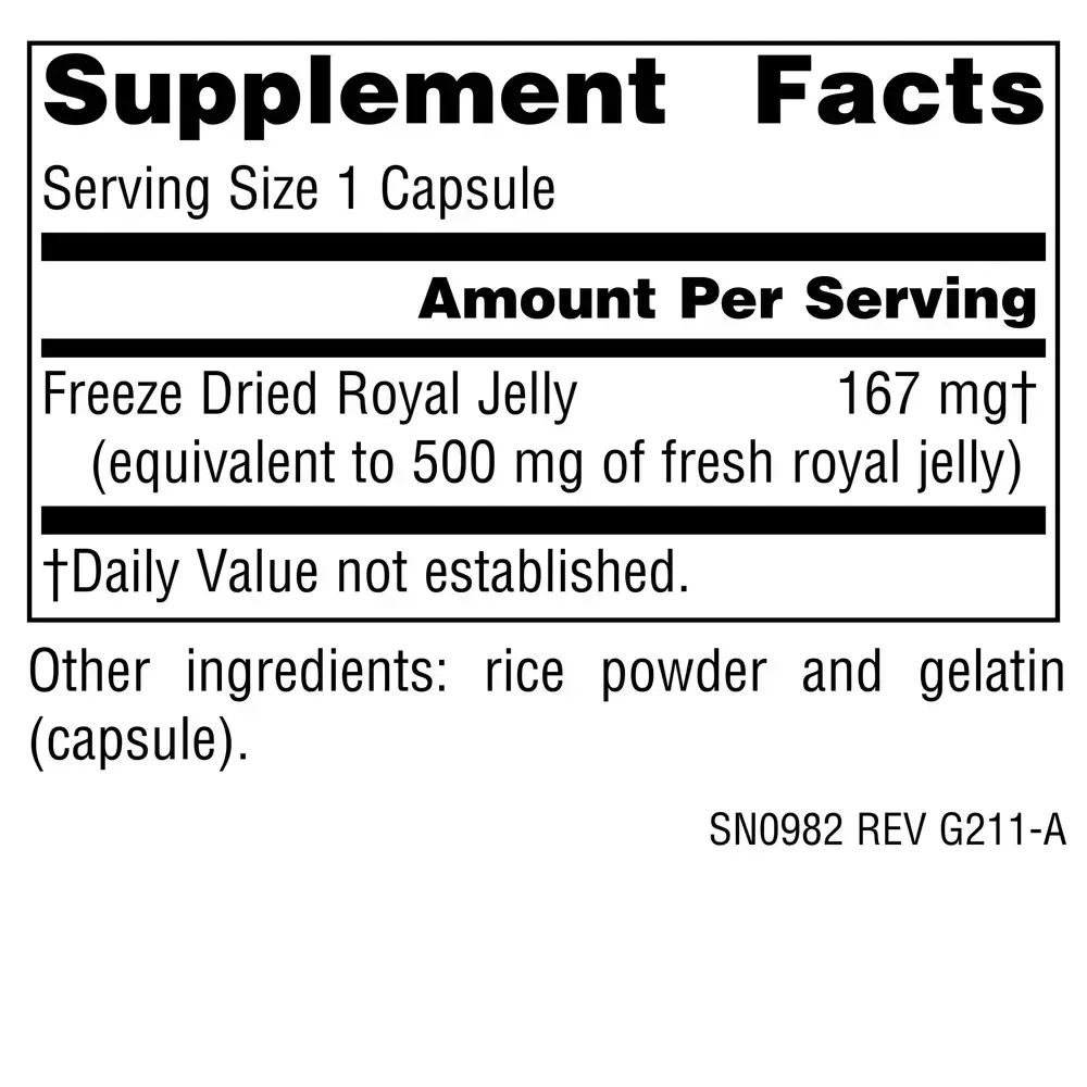 Product image for Royal Jelly 500 mg.