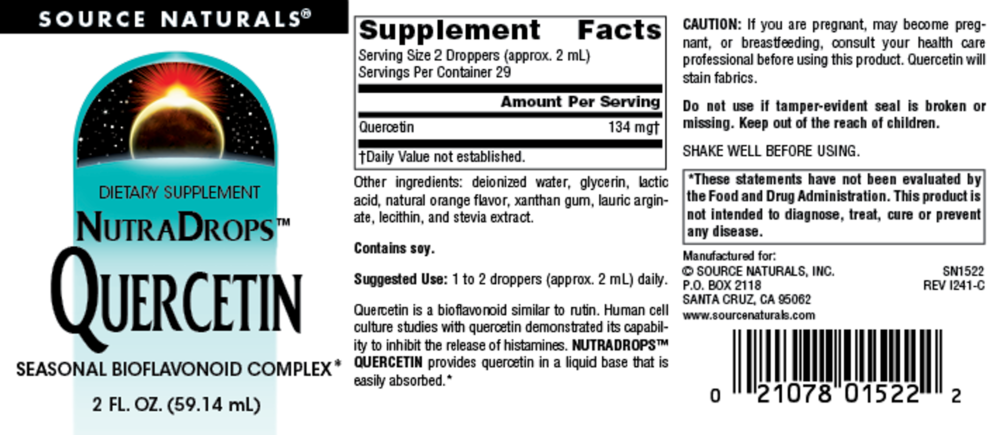 Product image for Quercetin Nutra Drops™.