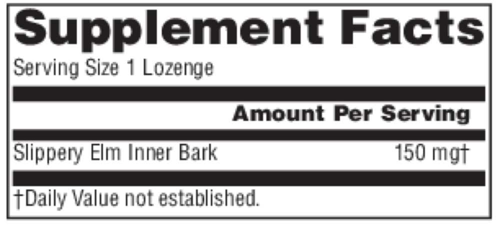 Product image for Slippery Elm Strawberry Lozenges.