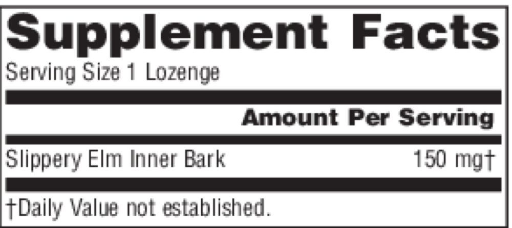 Product image for Slippery Elm Tangerine Lozenges.