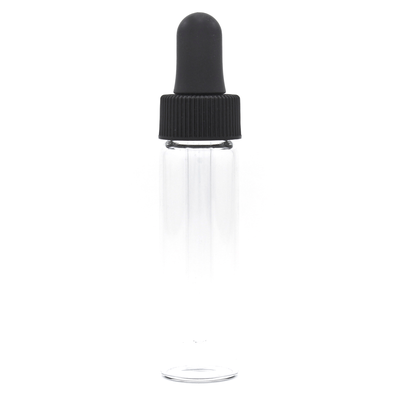 Clear Vial w/Dropper 4 Dram