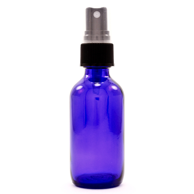 Cobalt Blue Bottle w/Atomizer 2 ounces