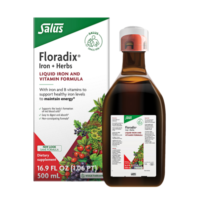 Floradix® Iron + Herbs Liquid Iron and Vitamin (Vegetarian)