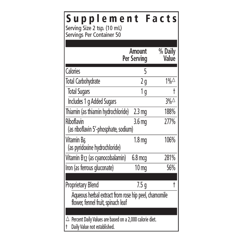 Product image for Floradix® Floravital® Iron + Herbs Liquid Iron and Vitamin (Vegan).