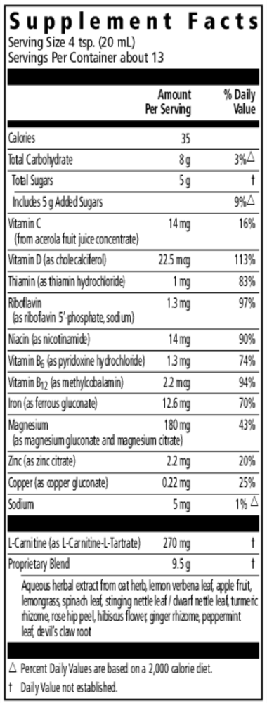 Product image for Floradix Iron Sport liquid.