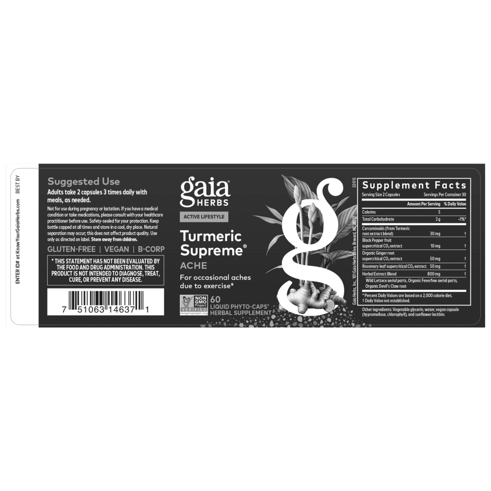 Product image for Turmeric Supreme® Ache.