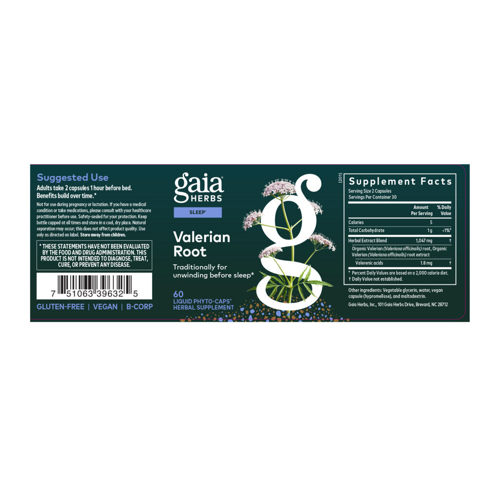 Product image for Valerian Root.