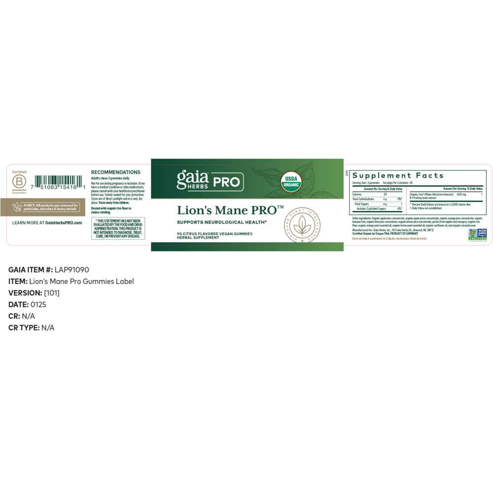 Product image for Lion's Mane PRO.