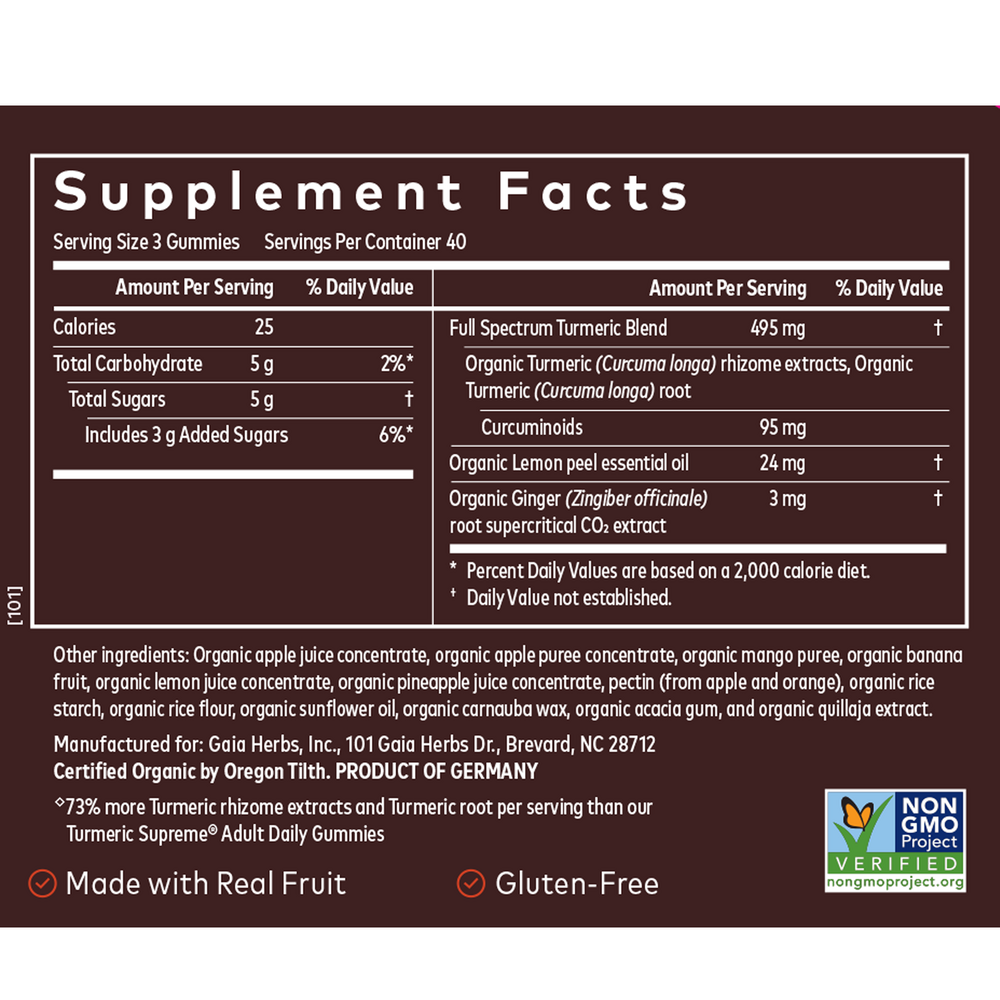 Product image for Turmeric Supreme Extra Strength Gummies.