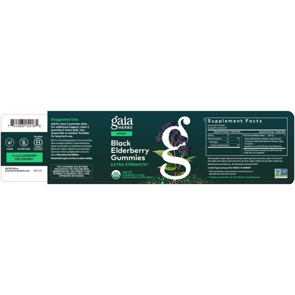 Product image for Black Elderberry Extra Strength.