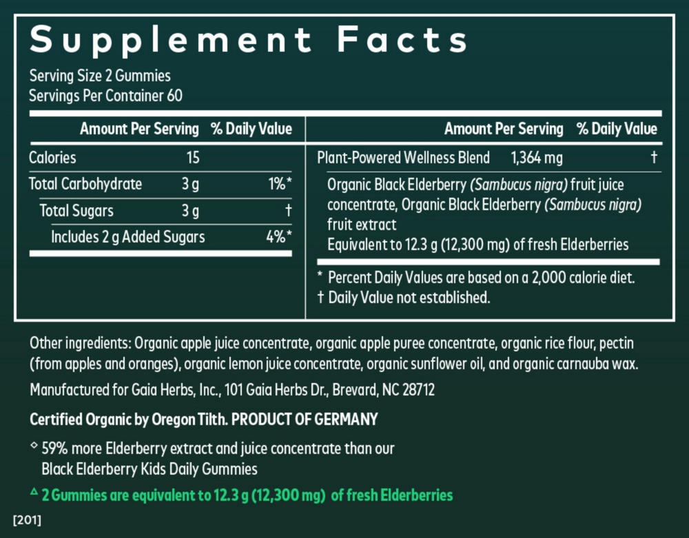 Product image for Black Elderberry Extra Strength.