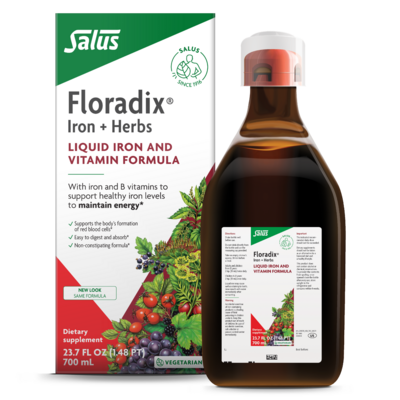 Floradix® Iron + Herbs Liquid Iron and Vitamin (Vegetarian) 700 Milliliters