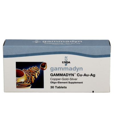Gammadyn Cu-Au-Ag 30 tablets