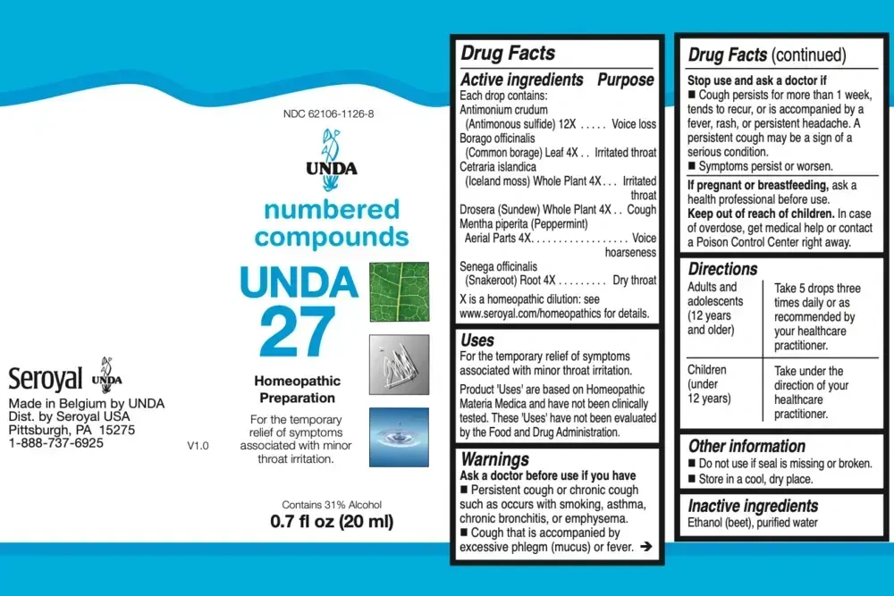 Product image for Unda #27.
