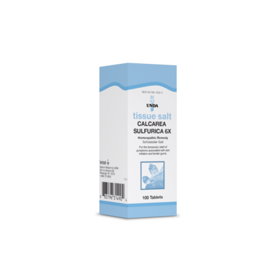 Calcarea sulfurica 6X (Salt) 100 tablets Calcarea sulfurica 6X (Salt) 100 tablets