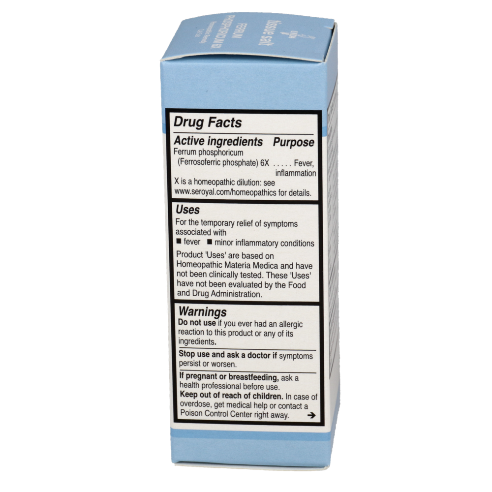 Product image for Ferrum Phos 6X Salt.