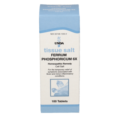 Ferrum Phos 6X Salt 100 tablets