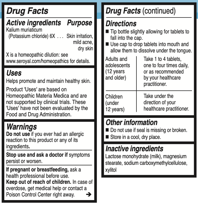 Product image for Kalium muraiticum 6X (Salt).