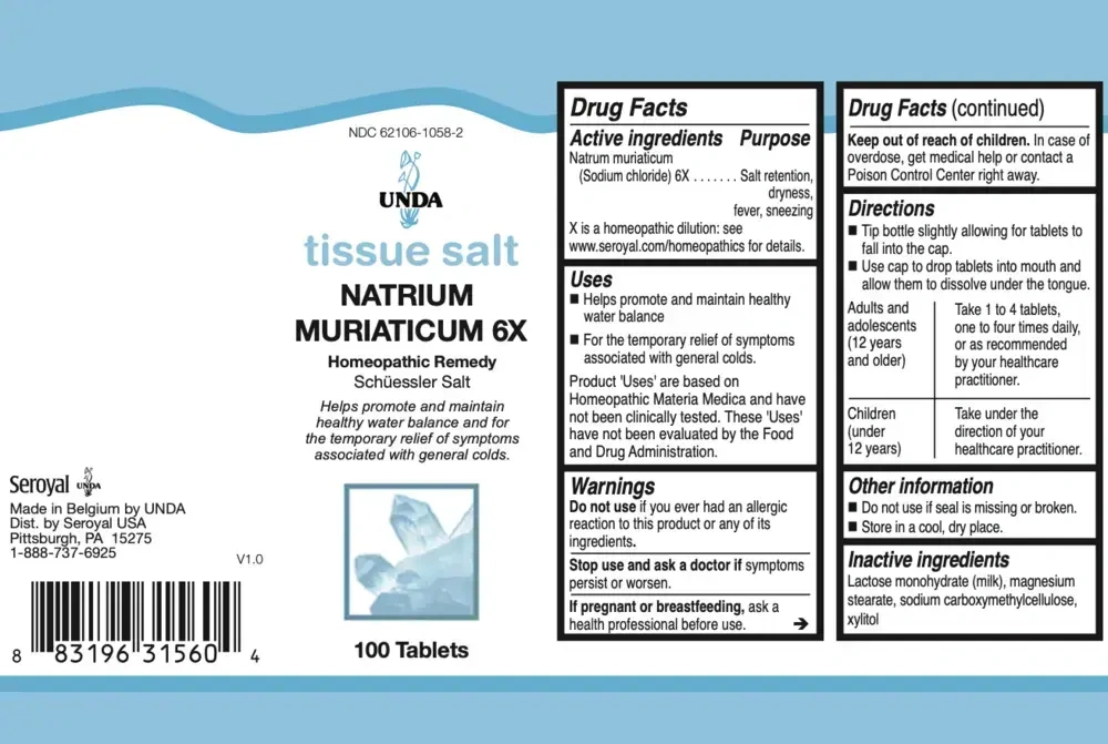 Product image for Natrium muriaticum 6X (Salt).