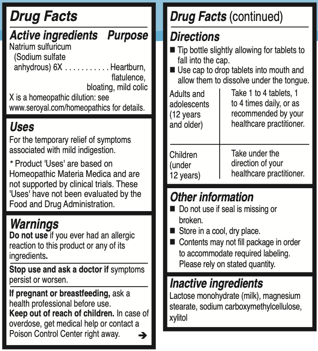 Product image for Natrium sulfuricum 6X (Salt).