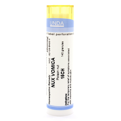 Nux vomica/Colubrina 15ch Pellets
