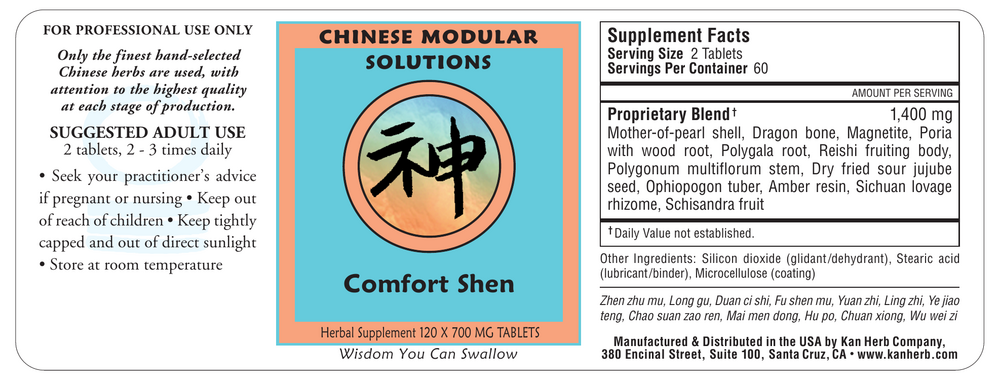 Product image for Comfort Shen.