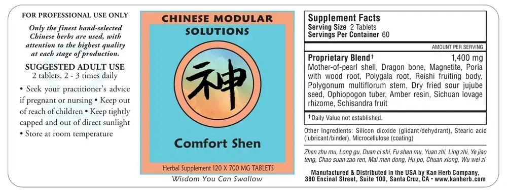 Product image for Comfort Shen.